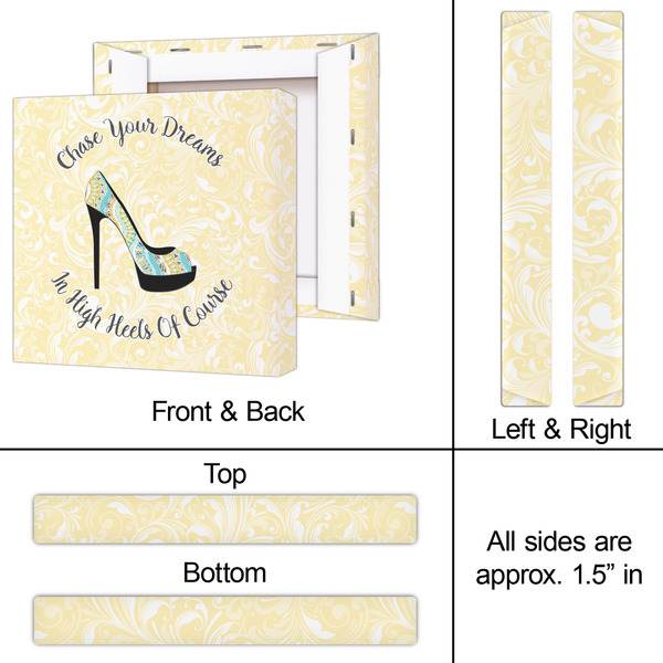 High Heels 12x12 - Canvas Print - Approval