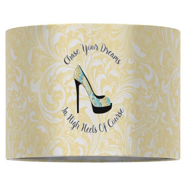 High Heels 16" Drum Lampshade - FRONT (Fabric)