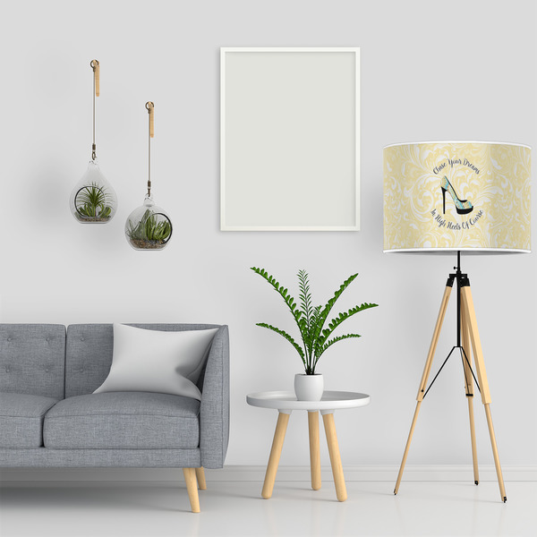 High Heels 16" Drum Lampshade - LIFESTYLE
