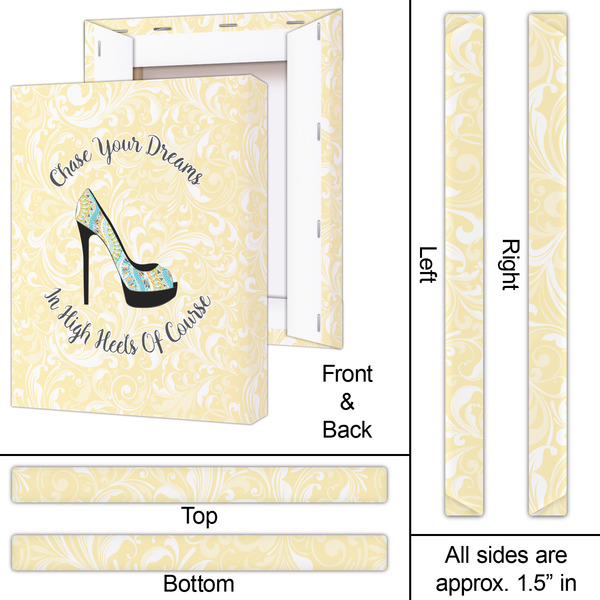 High Heels 16x20 - Canvas Print - Approval