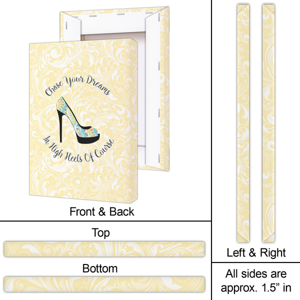 High Heels 20x30 - Canvas Print - Approval