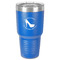 High Heels 30 oz Stainless Steel Tumbler - Royal Blue - Single-Sided