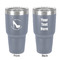 High Heels 30 oz Stainless Steel Ringneck Tumbler - Grey - Double Sided - Front & Back
