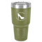 High Heels 30 oz Stainless Steel Tumbler - Olive - Single-Sided