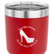High Heels 30 oz Stainless Steel Ringneck Tumbler - Red - CLOSE UP