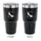 High Heels 30 oz Stainless Steel Tumbler - Black - Double Sided