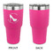 High Heels 30 oz Stainless Steel Ringneck Tumblers - Pink - Single Sided - APPROVAL