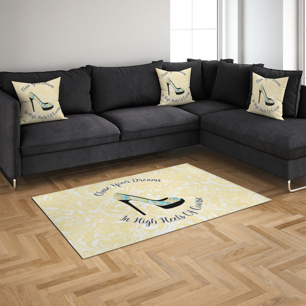 High Heels 4'x6' Indoor Area Rugs - IN CONTEXT