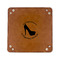 High Heels 6" x 6" Leatherette Snap Up Tray - FLAT FRONT