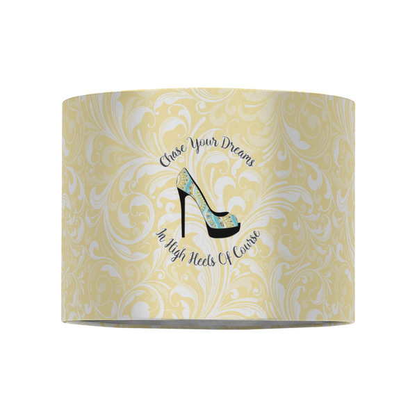 High Heels 8" Drum Lampshade - FRONT (Fabric)