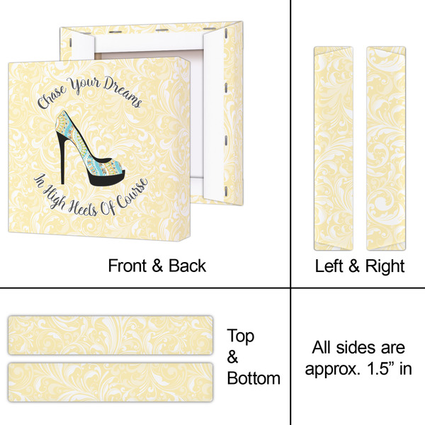 High Heels 8x8 - Canvas Print - Approval
