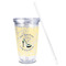 High Heels Acrylic Tumbler - Full Print - Front straw out