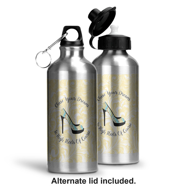 High Heels Aluminum Water Bottle - Alternate lid options