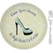 High Heels 8" Glass Appetizer / Dessert Plates - Single or Set