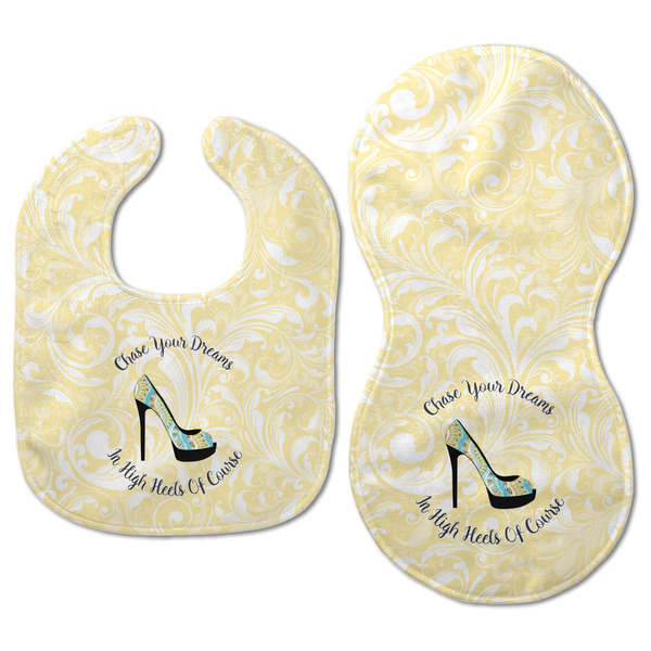 High Heels Baby Bib & Burp Set - Approval (new bib & burp)
