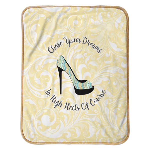 High Heels Baby Sherpa Blanket - Flat