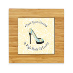 High Heels Bamboo Trivet with Ceramic Tile Insert