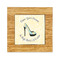 High Heels Bamboo Trivet with 6" Tile - FRONT