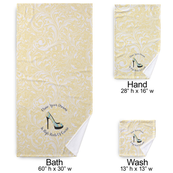 High Heels Bath Towel Sets - 3-piece - Approval