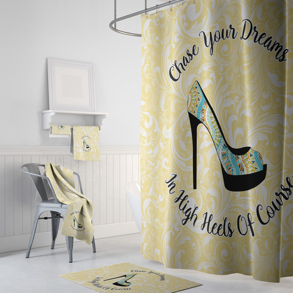 High Heels Bath Towel Sets - 3-piece - In Context
