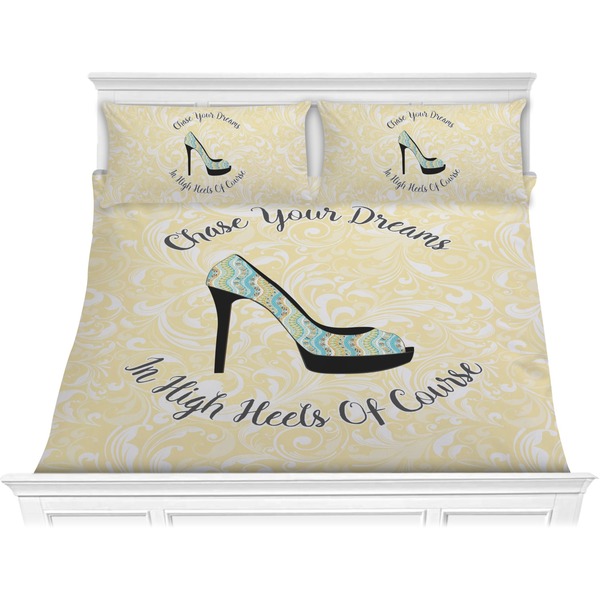 Custom High Heels Comforter Set - King