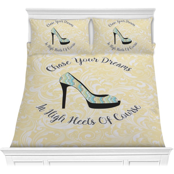 Custom High Heels Comforter Set - Full / Queen