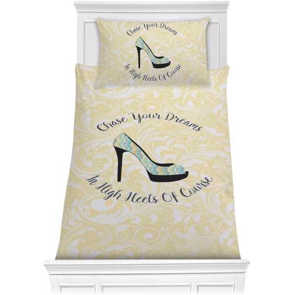 Custom High Heels Comforter Set - Twin XL