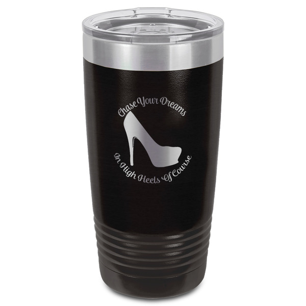 High Heels Black Polar Camel Tumbler - 20oz - Front