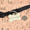 High Heels Bone Shaped Dog ID Tag - Large - In Context
