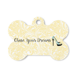 High Heels Bone Shaped Dog ID Tag - Small