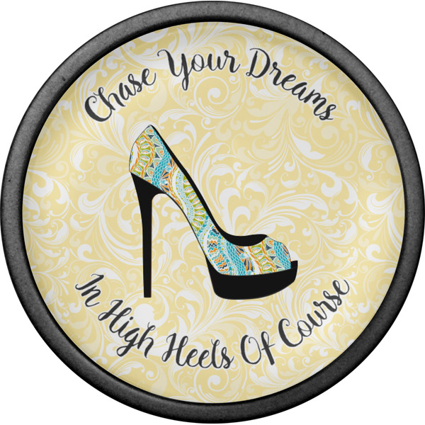 High Heels Cabinet Knob - Black - Front