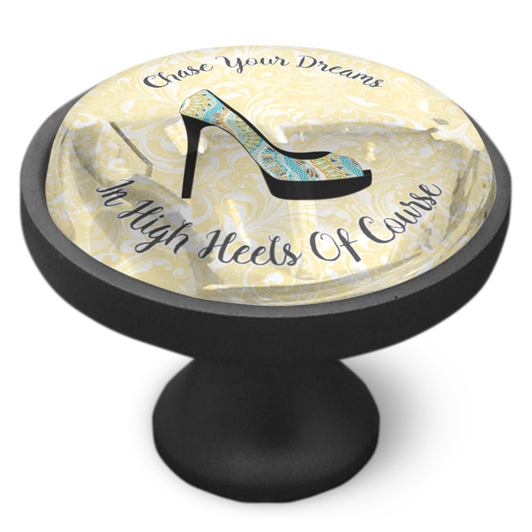 High Heels Cabinet Knob - Black - Side