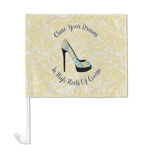 High Heels Car Flag - Large - FRONT