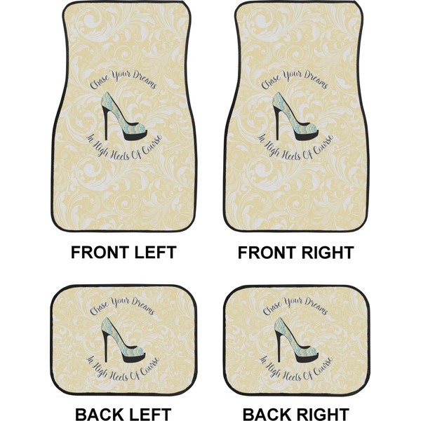 High Heels Car Floor Mats Set (2F + 2B)