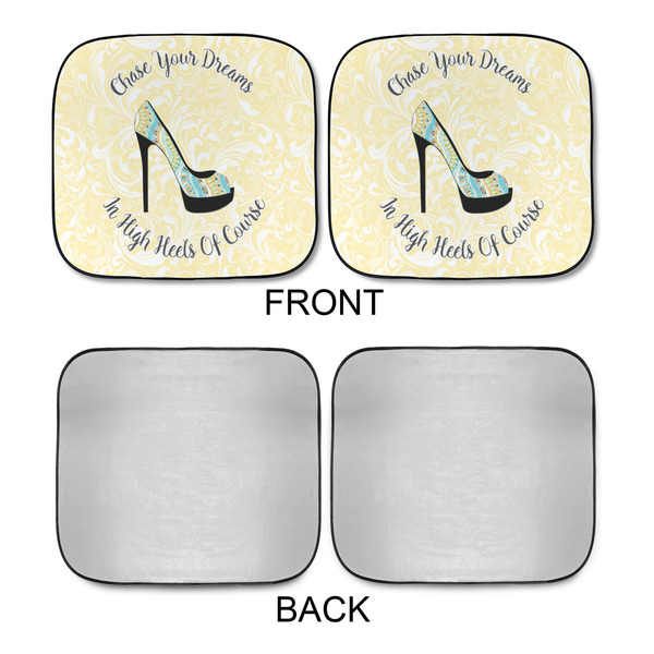High Heels Car Sun Shades - APPROVAL