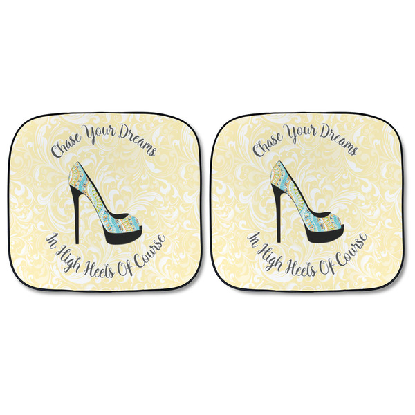 High Heels Car Sun Shades - FRONT