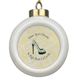 High Heels Ceramic Ball Ornament
