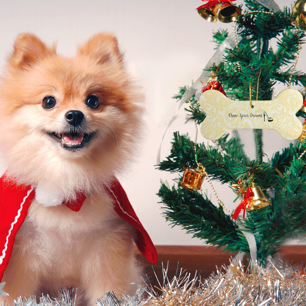 High Heels Ceramic Flat Ornament - Bone (LIFESTYLE)