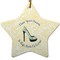 High Heels Ceramic Flat Ornament - Star (Front)