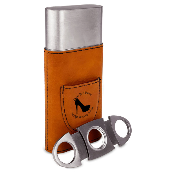 High Heels Cigar Case with Cutter - ALT VIEW