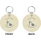 High Heels Circle Keychain (Front + Back)