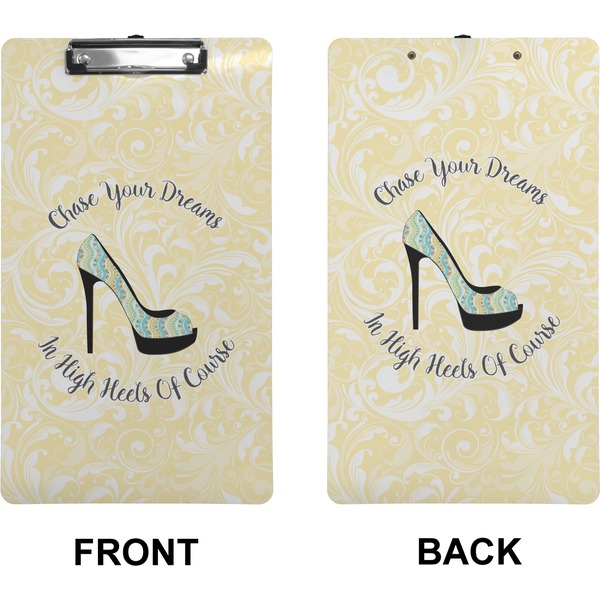 High Heels Clipboard (Legal) (Front + Back)