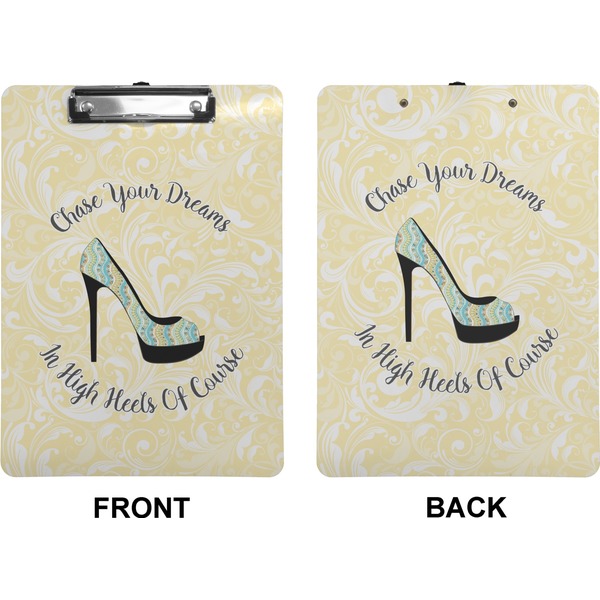 High Heels Clipboard (Letter) (Front + Back)
