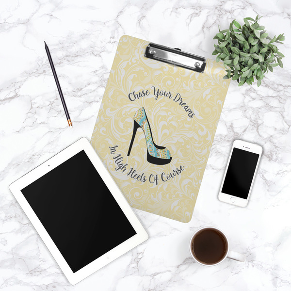 High Heels Clipboard - Lifestyle Photo
