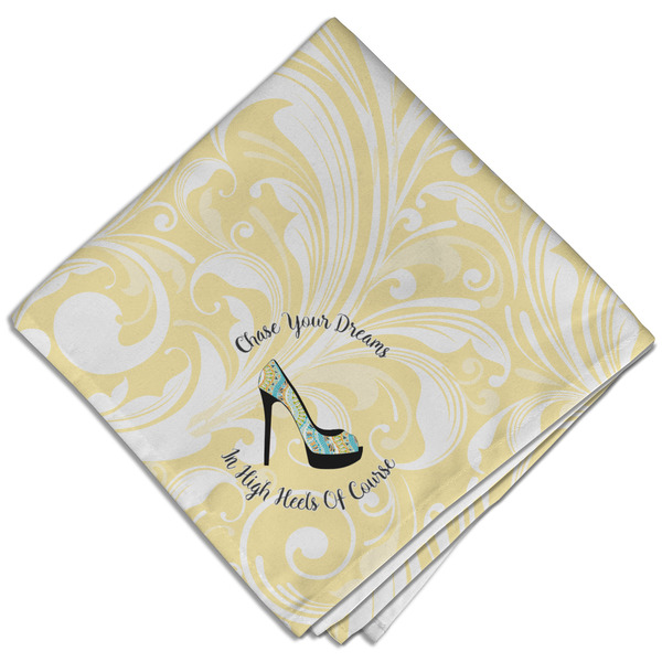 High Heels Cloth Napkins - Personalized Dinner (Folded Four Corners)