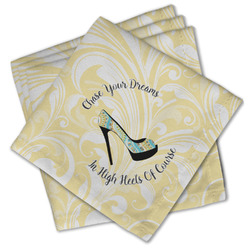 High Heels Cloth Cocktail Napkins - Set of 4