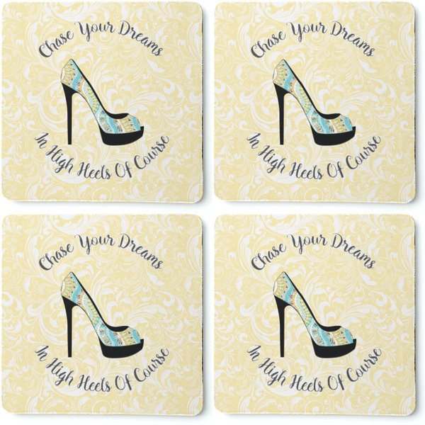 High Heels Coaster Rubber Back - Apvl
