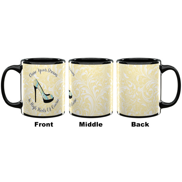 High Heels Coffee Mug - 11 oz - Black APPROVAL