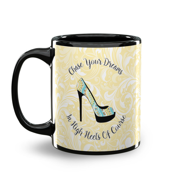 High Heels Coffee Mug - 11 oz - Black