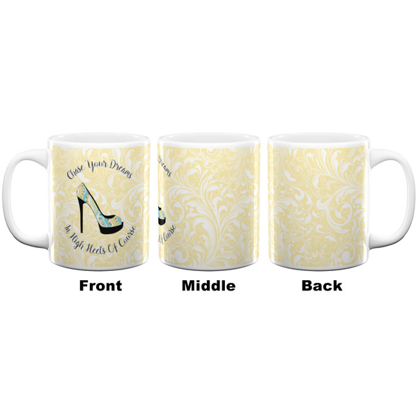 High Heels Coffee Mug - 11 oz - White APPROVAL